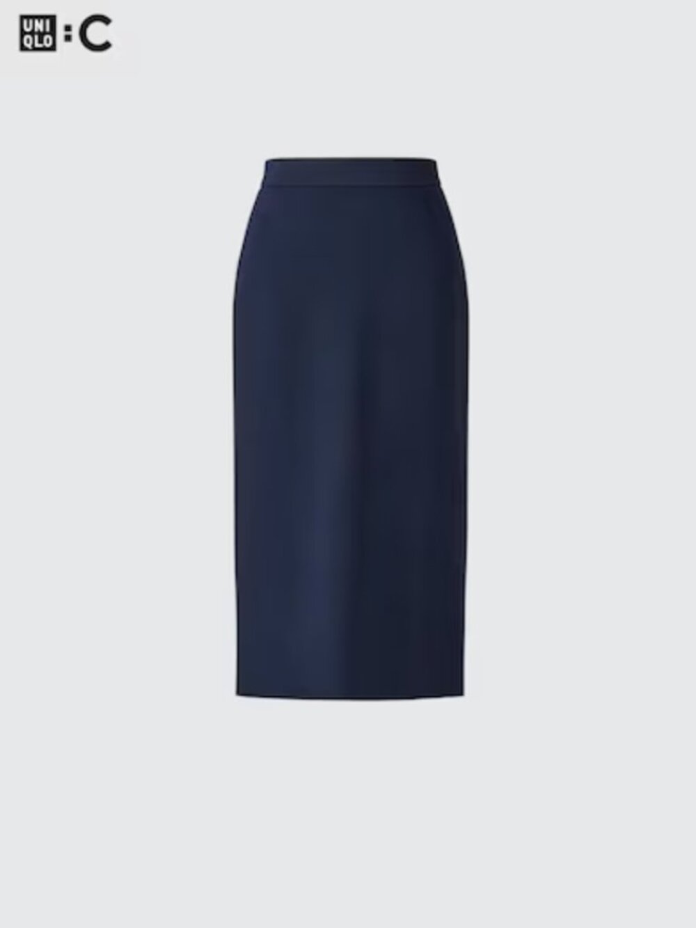 UNIQLO : C Milano Ribbed Skirt Navy